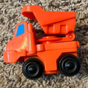 Fisher Price Flip Track Mountain Replacement Part Orange Dump Truck
